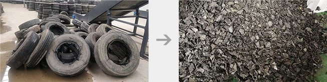Scrap Tire Shredding Scrap Tire Shredding