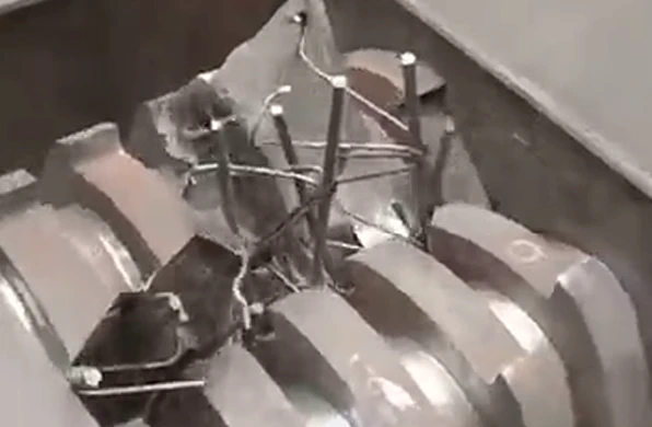 How much does profitability increase after crushing color-coated steel tiles and sheet metal?